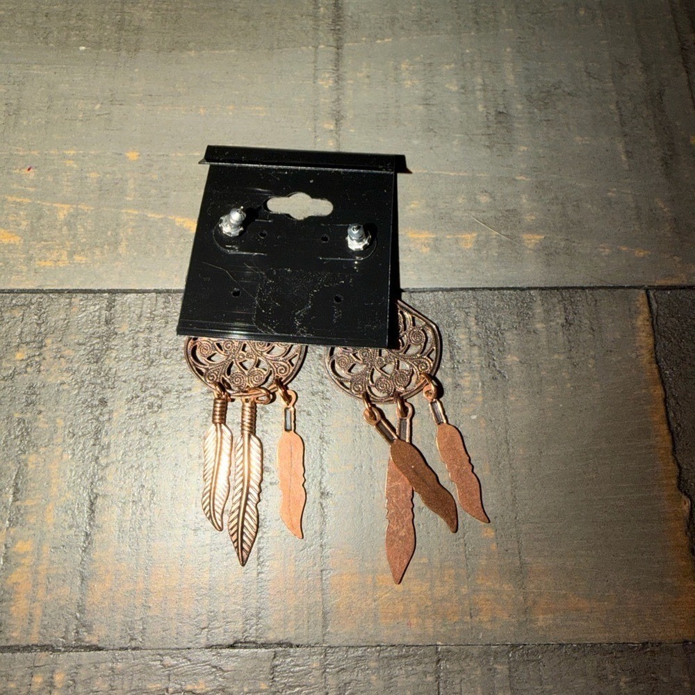 Elegant Dangle feather Earrings fashion jewelry cute - Picture 5 of 5